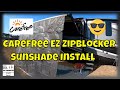 CAREFREE EZ ZIPBLOCKER RV Awning Shade and DURA-MAT / WE ARE CARE FREE! 😎