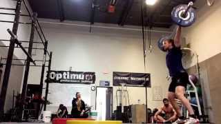 CJ complex (125kg/275lb) + Power Clean PR (136kg/300lb) + Isabel PR (1:47)