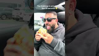 1 minute Big Mac Challenge. Except I told him it’s 30 seconds 😂🍔 #bigmac #bigmacchallenge #viral