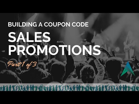 Quick Start Tutorial - Coupon Code | Sales Promotion