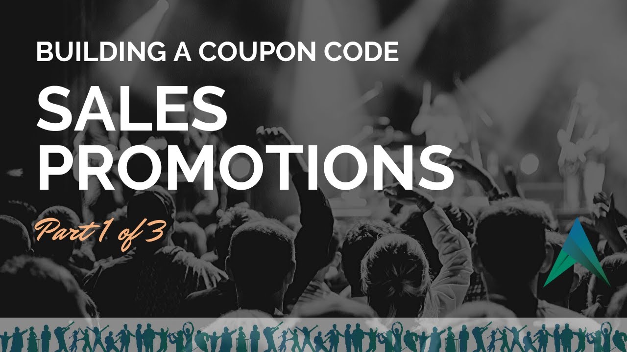 Quick Start Tutorial - Coupon Code | Sales Promotion - YouTube