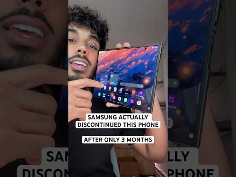 SAMSUNG CANCELS THE TRIFOLD! #galaxyztrifold #trifold #samsung #tech