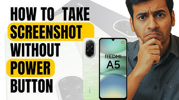 How to Take Screenshot in Redmi A5 Without Power and Volume Down Button