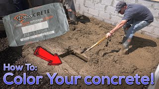 Concrete Magic: Transform Your Patio with Integral Color!