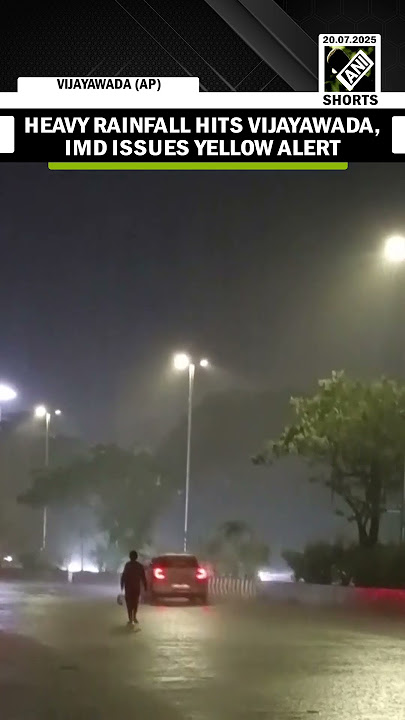 Heavy rain lashes part of Vijayawada, IMD issues Yellow Alert for Thunderstorms