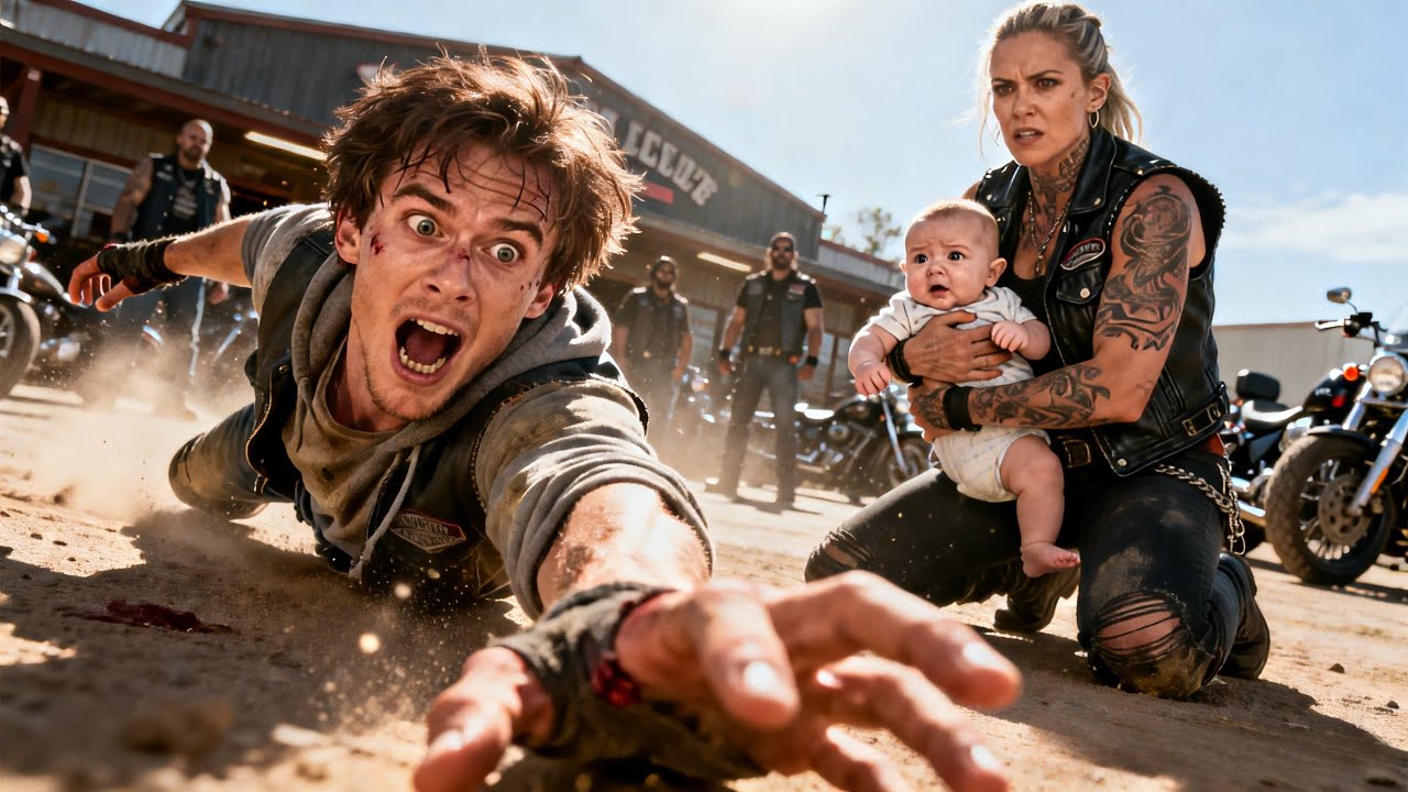 Homeless Boy Dives Toward a Bomb for Hells Angels Family — 1000 Bikers Praised Him