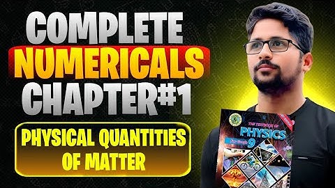 Numerical solution Chapter 1 physical quantities and Measurements Class 9 New physics book | Unit 1