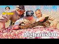 Preparing the worlds longest  shami kebab in afghanistan