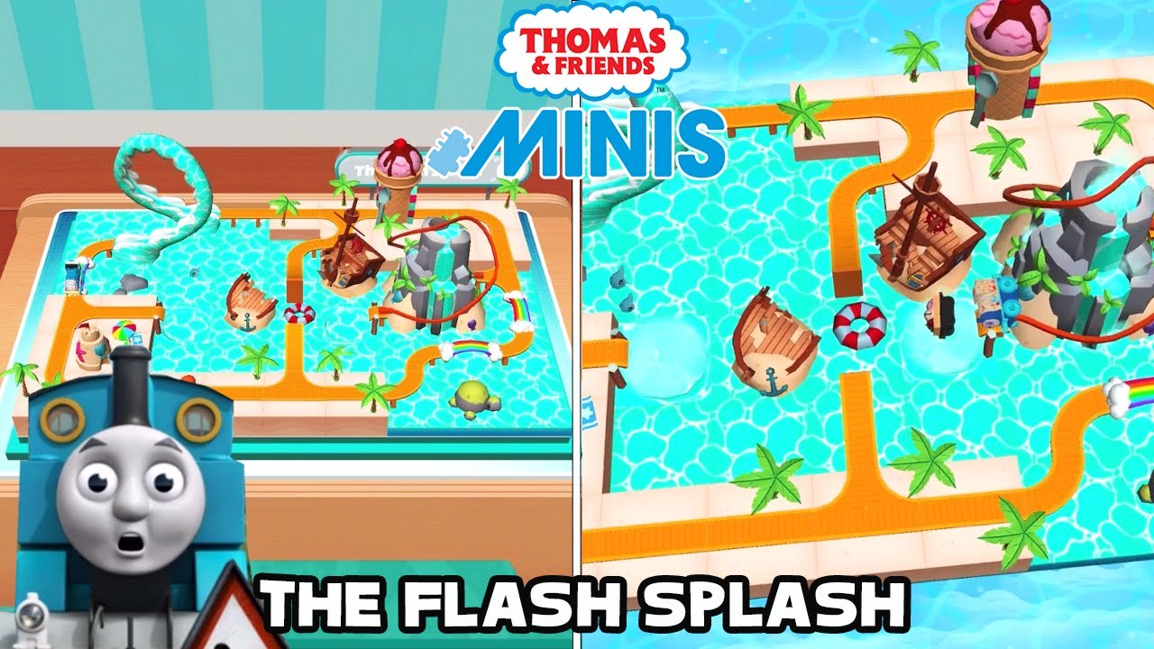 Thomas & Friends Minis - How to Make The Flash Splash Map | Copying ...