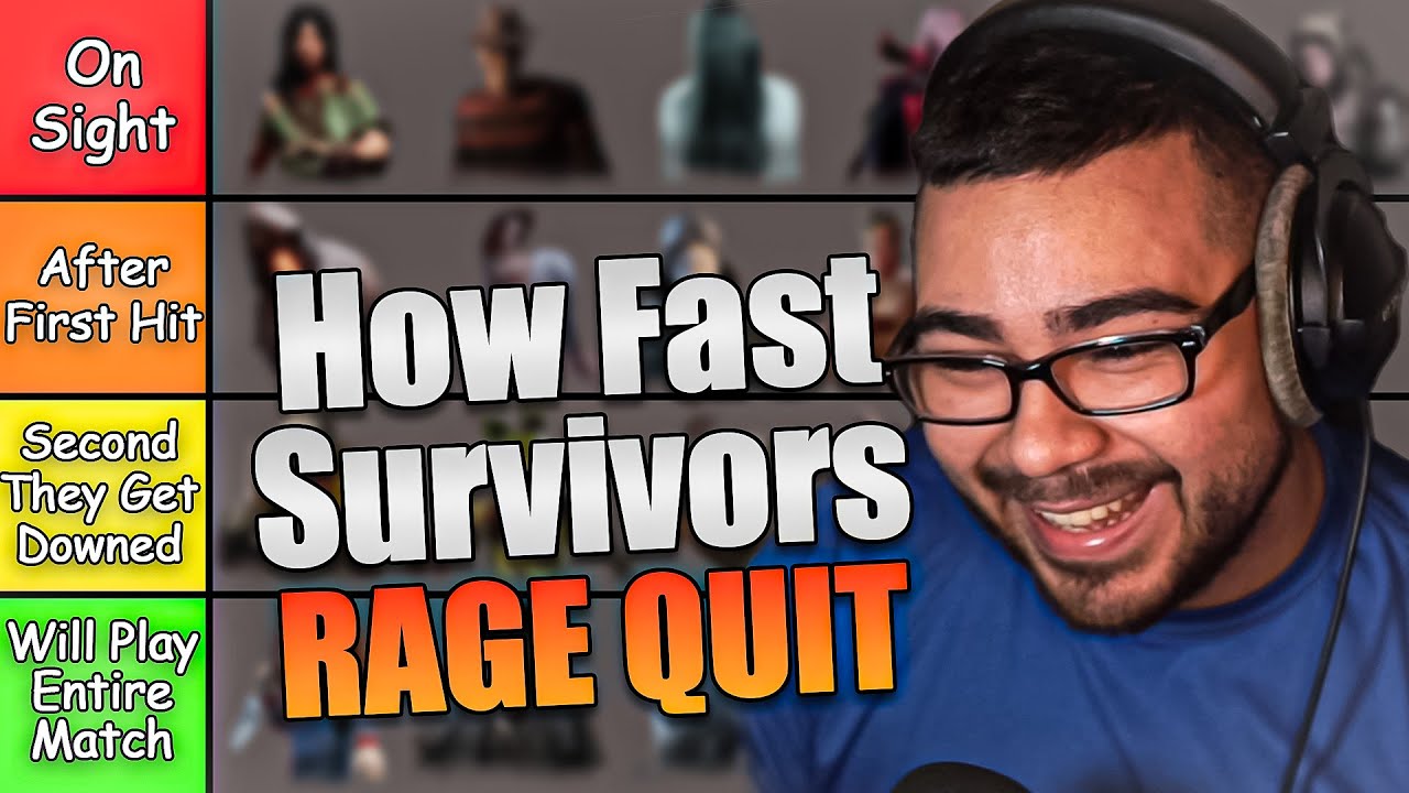 РЕЙТИНГ КАЖДОГО УБИЙЦЫ DBD ПО БЫСТРОТНОСТИ, С КОТОРОЙ ВЫЖИВШИЕ УХОДЯТ ИЗ ГНЕВА!