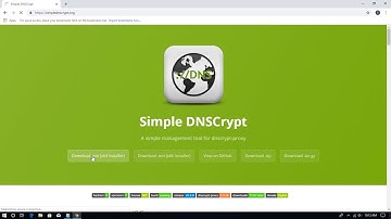 turorial install dnscrypt di windows