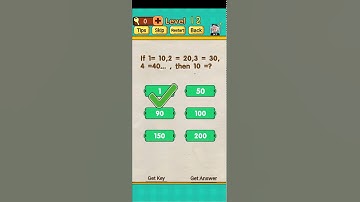 Mr brain level 12 If 1=10, 2 = 20, 3 = 30, 4 = 40 ....., then 10?  Walkthrough