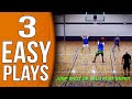 3 EASY and EFFECTIVE  Youth Basketball Plays