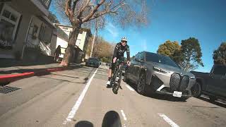 Riding from SF to Mill Valley to 4-Corners and back