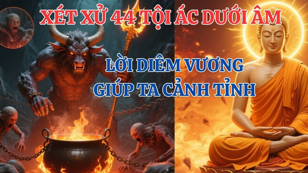 XÉT XỬ 44 TỘI ÁC DƯỚI ĐỊA PHỦ – Lời Diêm Vương Khiến Cả Linh Hồn Run Rẩy, Người Trần Nghe Mà Khiếp Đ