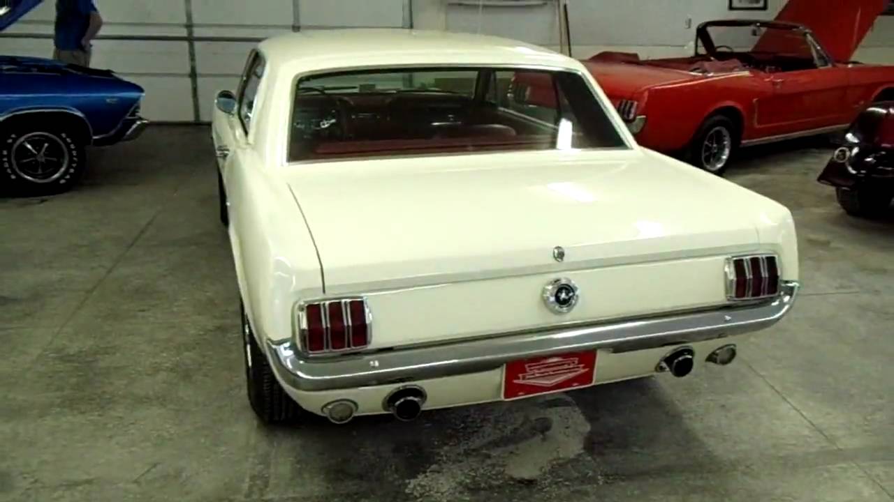 1965 Ford Mustang Gt Trim 289 V8 White With Red Interior At Country Classic Cars