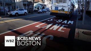 Stopping in a bus lane in Boston could cost you