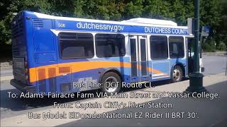 Super Brief Busfanning at Poughkeepsie Station!