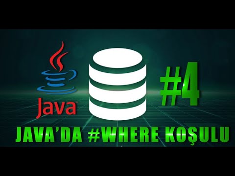 Ders 4 Java MySQL Veritabanı Dersleri Where Koşulu - YouTube