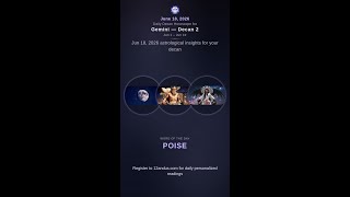 Jun 18 ♊ Gemini Decan Jun 1-10 #Horoscope