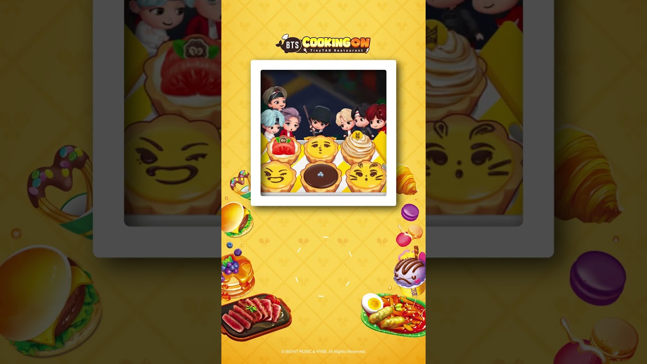 [BTS Cooking On: TinyTAN Restaurant]  Which Food Is This? 🍩🥟🍦🥞