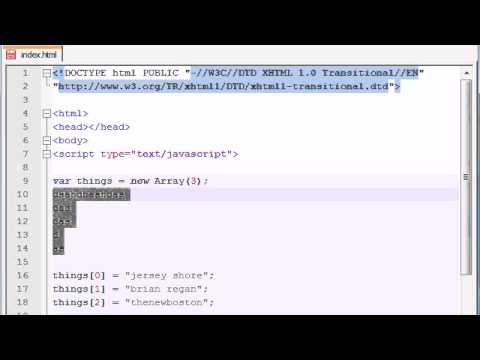 Beginner JavaScript Tutorial - 29 - Other Ways to Create Arrays