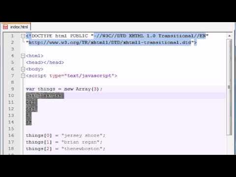 Beginner JavaScript Tutorial - 29 - Other Ways to Create Arrays - YouTube