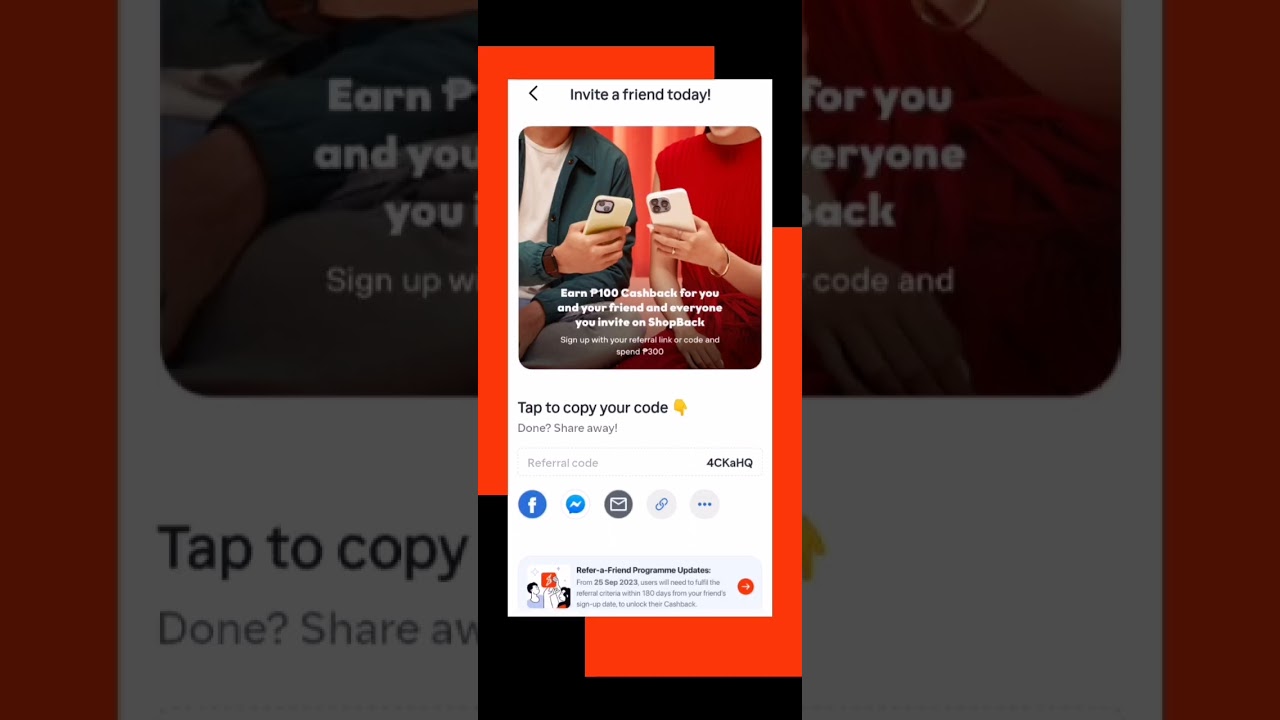 Enjoy shopping while earning cashback. ✨