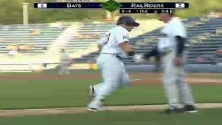 RailRiders' Roller slugs a solo homer