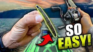 This Stupid Simple Micro Texas Rig ALWAYS Catches Fish on Ultralight Gear