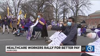 Video: Healthcare workers arrested in protest at the capitol