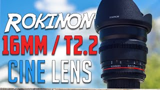 Rokinon 16mm T2.2 Cine Lens | Qwazy Tech | Overview and Unboxing