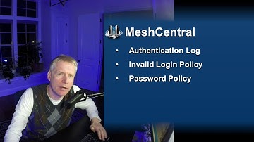 MeshCentral - Security Password Policies