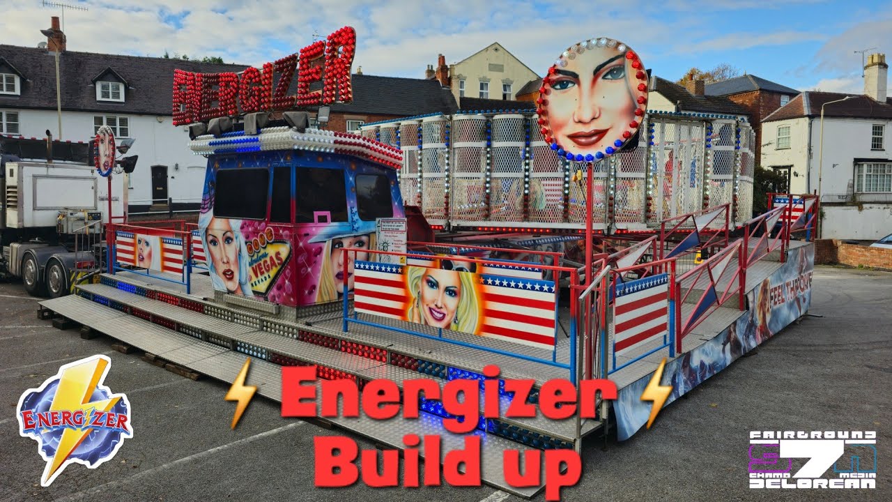 Energizer⚡️ The Build up at Castle Donington Wakes fair 2024.