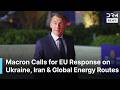 Macron Calls for EU Action on Ukraine Aid, Russia Sanctions, Iran, Lebanon and Energy Security |AC1N