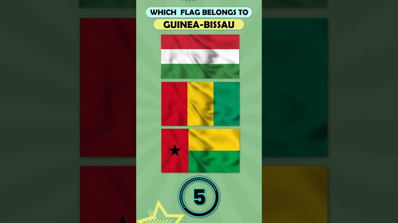 Do you know the flag of Guinea Bissau? |  🌍 How Well Do You Know World Flags?  