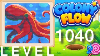 Colony Flow game Level 1040 Walkthrough ( Hard  ) Solution 
