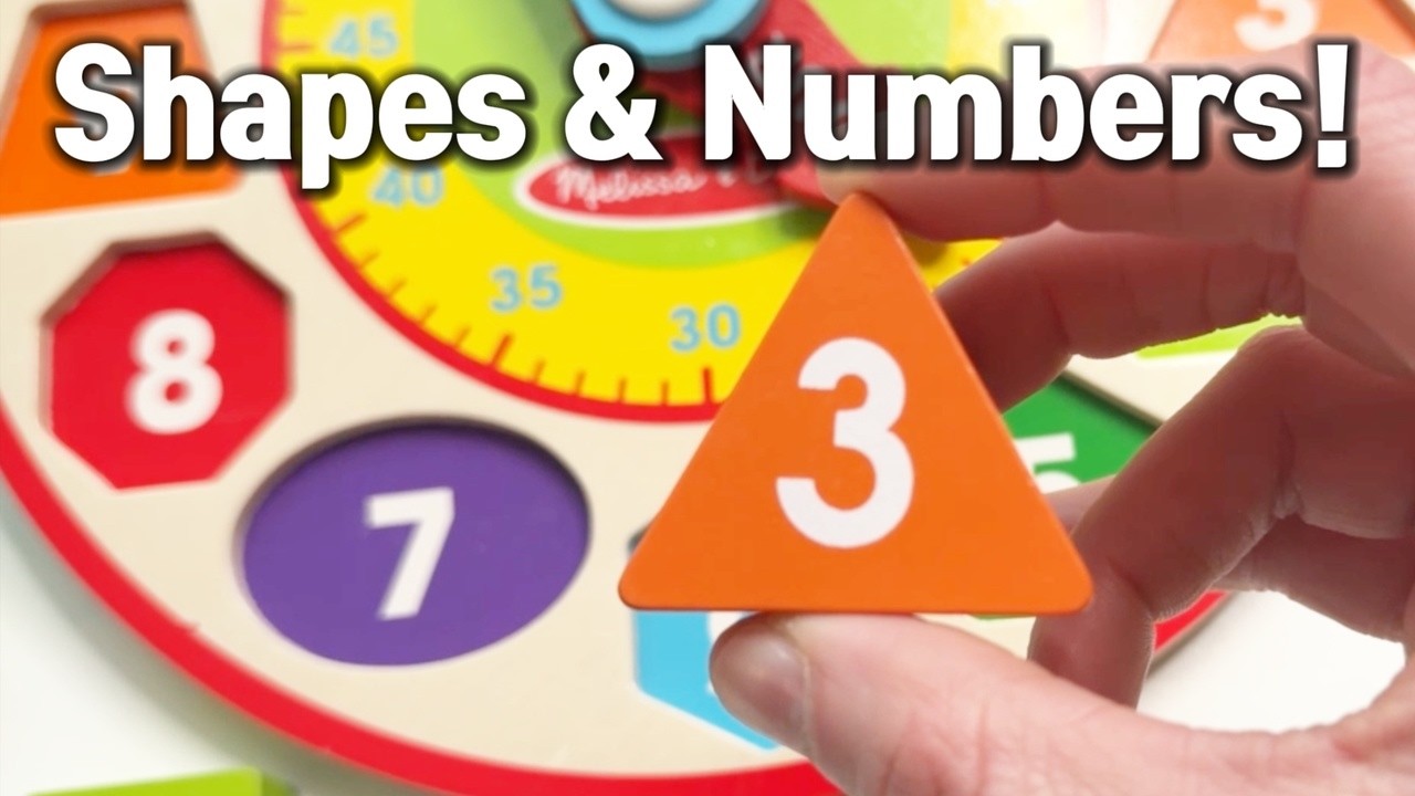 Can You Match All 12? | Shapes & Numbers for Toddlers & Preschoolers