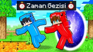 ZAMAN YOLCULUĞU Yaparak Arkadaşlarımı Kurtardım!  Minecraft