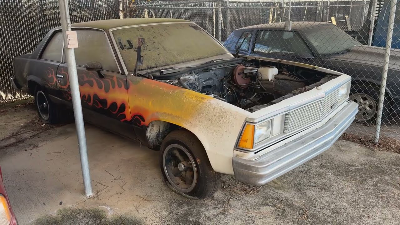 Backline cars.  1993 Mustang, 1987 Monte Carlo SS, 1979 Chevy Malibu 