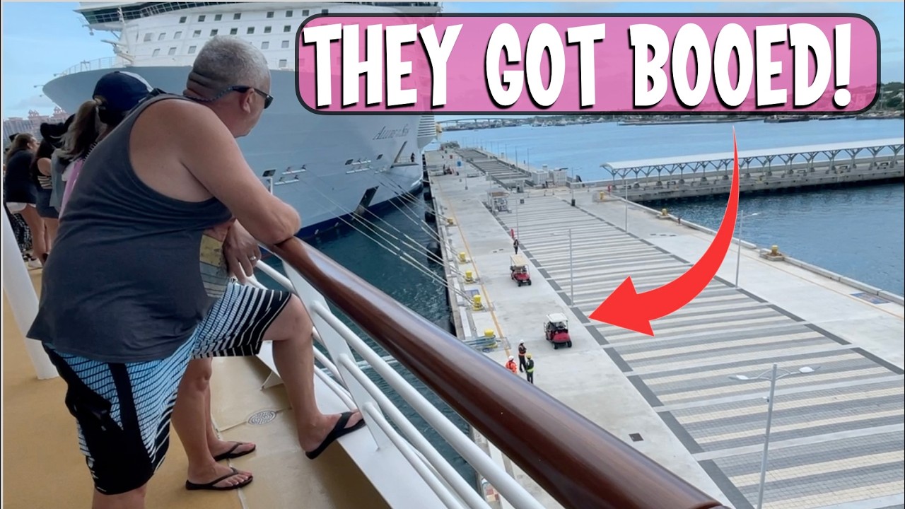 LATE FOR CRUISE! So Many Pier Runners in Nassau on Utopia of the Seas from Royal Caribbean