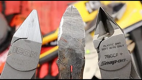 10-Minute DIY Flush Cutting Pliers: "Just as good" as Snap On and Icon? A new business for someone!