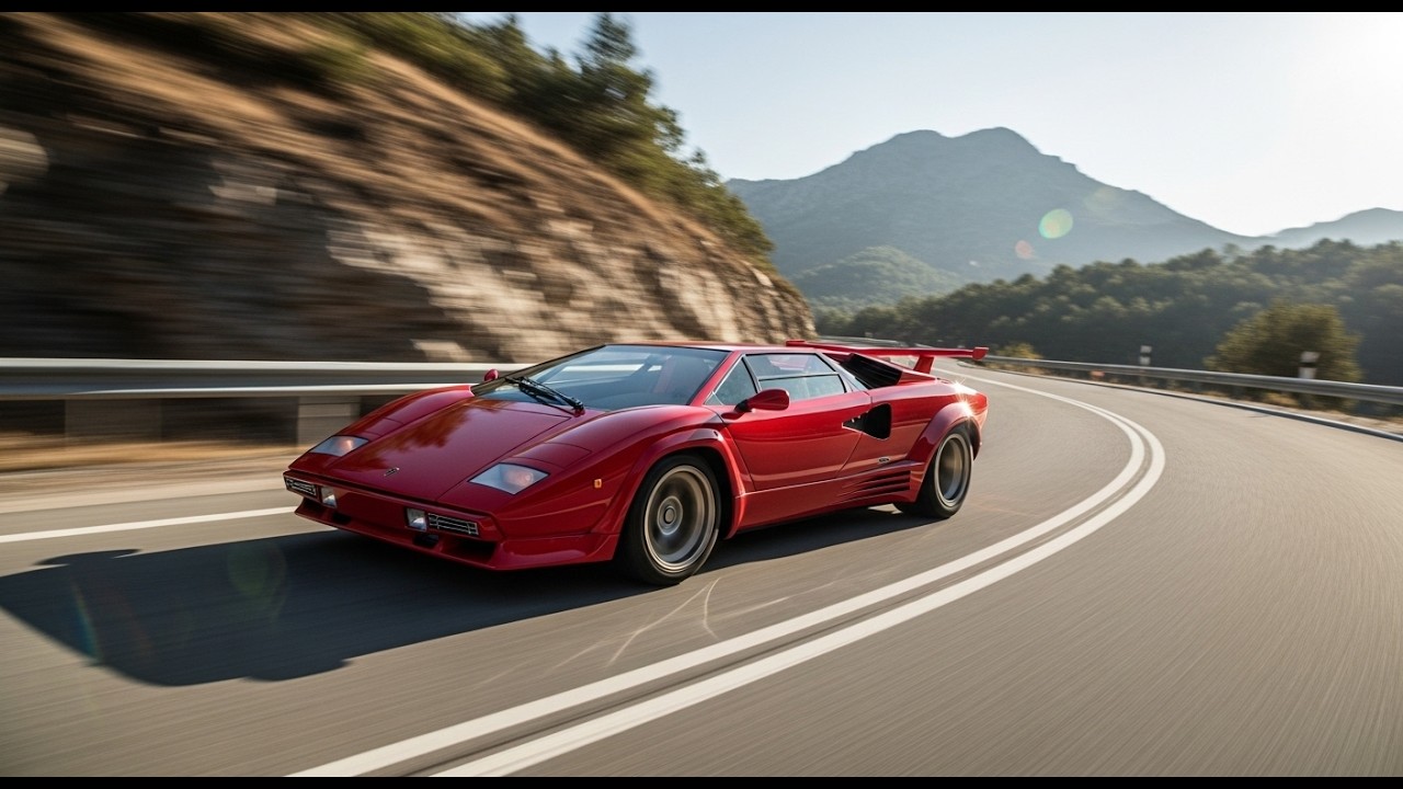 “The Lamborghini Countach: The Car That Broke Every Rule of Design”