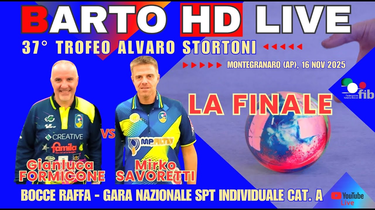 37° TROFEO ALVARO STORTONI - GARA NAZIONALE SPT INDIVIDUALE RIS. CAT. A.