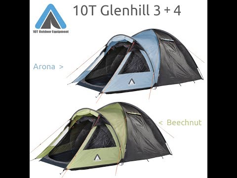Tent Glenhill Arona 3 man dome tent XXL sleeping cabin 5000mm igloo camping tent