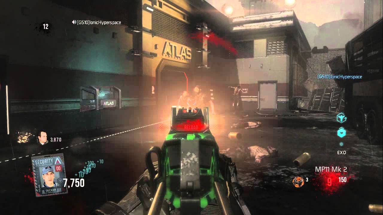 EXO ZOMBIES!! Advanced Warfare - Call of duty Coop - IonicHyperspace