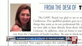 Pinellas County guardian accused of stealing 92-year-old's money