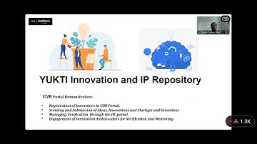 Managing Yukti Innovation and IPR Repository