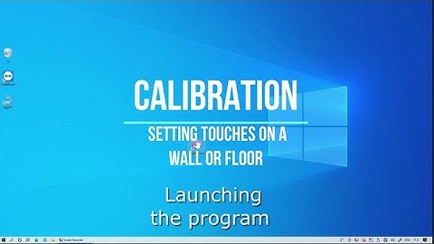 CALIBRATION TRACKER on the interactive wall or floor. Kinect  camera