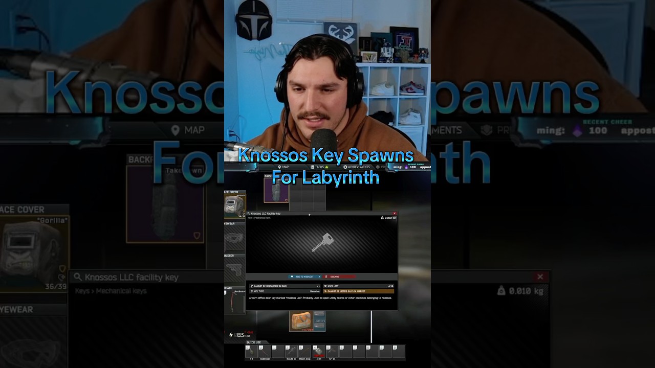 Labrys Key Spawns Knossos Key Spawns For Labyrinth #escapefromtarkov #eft #tarkov - YouTube